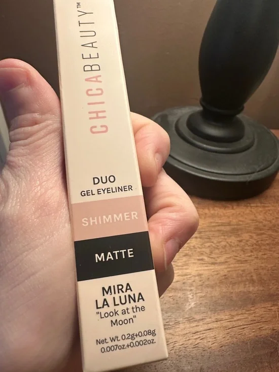 CHICABEAUTY Duo Gel Eyeliner - Shimmer & Matte (black) BNIB - Picture 2 of 7